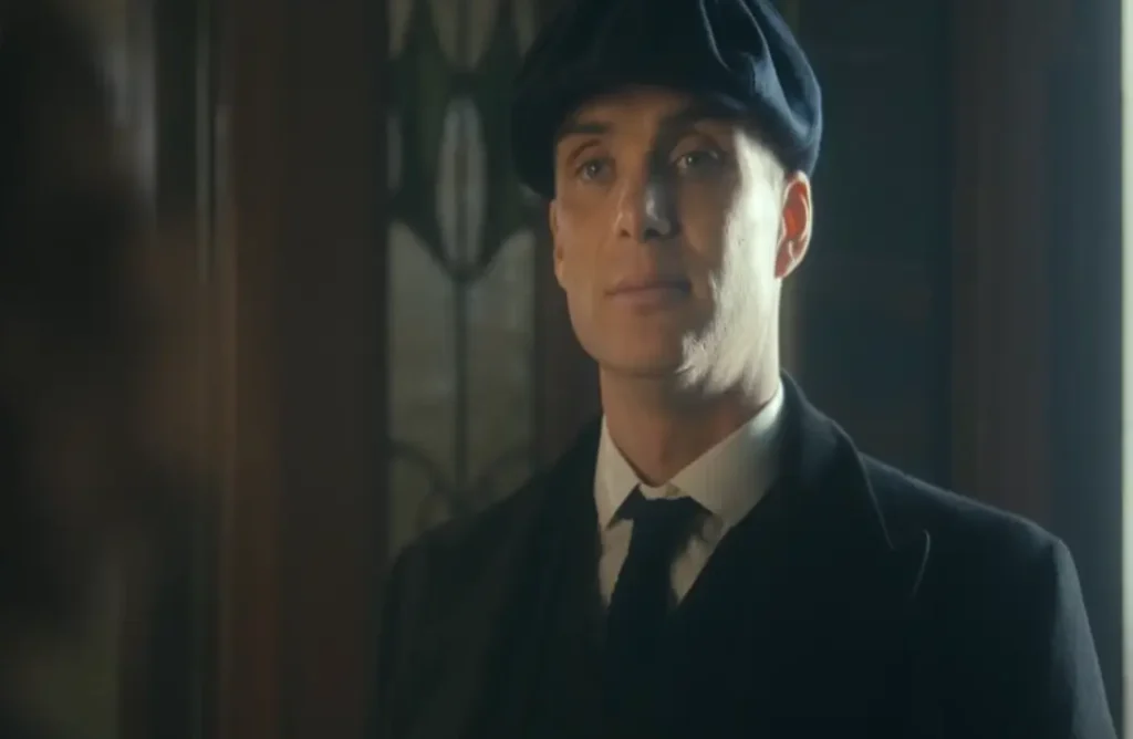 Cillian Murphy as Tommy Shelby in Peaky Blinders