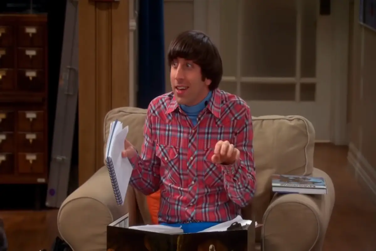 Simon Helberg as Howard in The Big Bang Theory