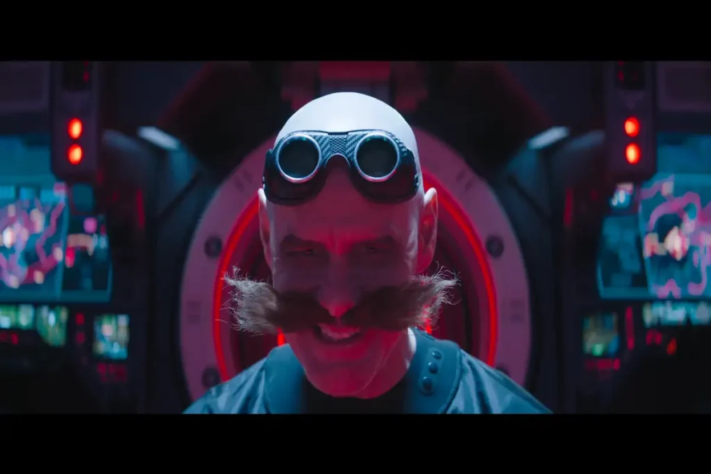 Jim Carrey as Dr. Robotnik in Sonic the Hedgehog